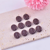 10pcs/pack Coffee Bean Resin Charms for DIY Jewelry Making