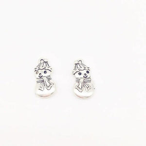 Christmas Snowman Charms for DIY Jewelry Making