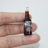 10Pcs 3D Beer Bottle Charm Resin Alcohol Pendant DIY Jewelry Making