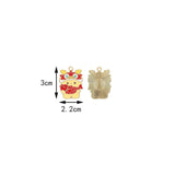 10pcs Chinese Zodiac Dragon Enamel Charms for DIY Jewelry Making