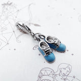 Baby Shoes Enamel Charm 925 Silver Jewelry