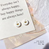 10 PCS Ceramic Heart Pendant Charms for Jewelry Making