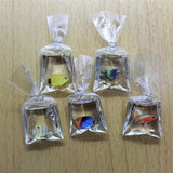 10pcs Cartoon Resin Fish Bag Charms Rainbow Animal Ocean Charm Pendant