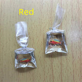 10pcs Cartoon Resin Fish Bag Charms Rainbow Animal Ocean Charm Pendant