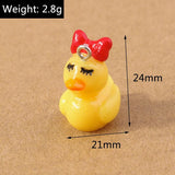 10pcs Animal Duck Charms for DIY Jewelry Making Earrings Bracelets
