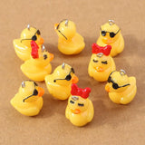 10pcs Animal Duck Charms for DIY Jewelry Making Earrings Bracelets