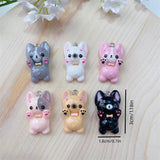 10pcs Dog Resin Charm for DIY Jewelry Making Supplies Bulk