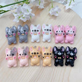 10pcs Dog Resin Charm for DIY Jewelry Making Supplies Bulk