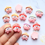 10pcs Mushroom Head Charm Emulational Pendant DIY Jewelry Craft