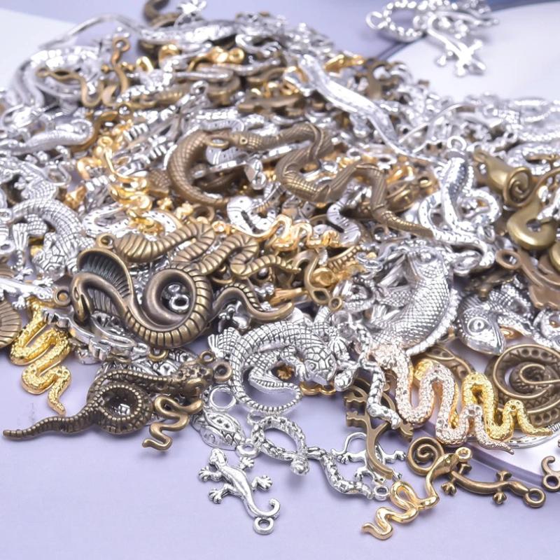 20Pcs Sea Animal Vintage Steampunk Gear Pendant Charms for Jewelry Bulk