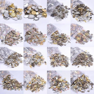 20Pcs Sea Animal Vintage Steampunk Gear Pendant Charms for Jewelry Bulk