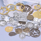 20Pcs Sea Animal Vintage Steampunk Gear Pendant Charms for Jewelry Bulk