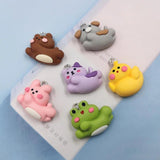 10pcs European Animals Resin Charms Pendant DIY Jewelry Making C1095