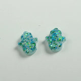 DIY Hamsa Hand Charm Opal Resin Beads Women Jewelry 20Pcs