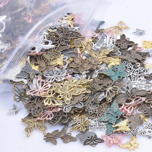 Vintage Butterfly Charms Lot For Jewelry Making Bohemian Accessories