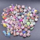 10pcs Mix Bottle Fruit Star Ball Charms for Jewelry Making DIY Earri