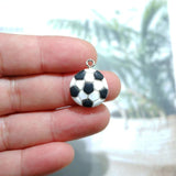 Sports Charms for DIY Jewelry Making - Basketball Football Table Tennis Rugby