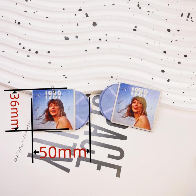 8pcs Double Sided Star Fan Charms for DIY Earrings Keychain Necklace