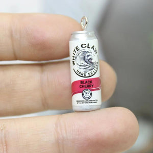 8Pcs Resin 3D Drink Can Charm Pendant DIY Jewelry Making 4 Colour