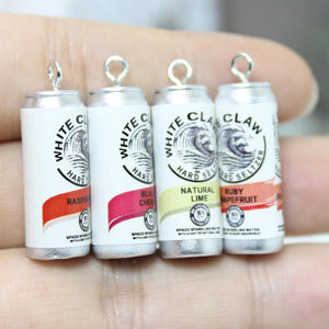 8Pcs Resin 3D Drink Can Charm Pendant DIY Jewelry Making 4 Colour