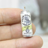 8Pcs Resin 3D Drink Can Charm Pendant DIY Jewelry Making 4 Colour