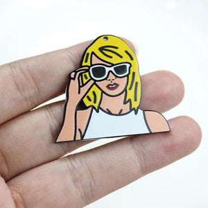 10Pcs Acrylic Singer Girls Charm Pendant for DIY Jewelry Making