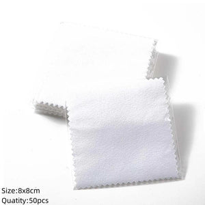 Soft Jewelry Cleaning Cloth Pack - Silver Platinum Glasses Watch Coins Cleaner