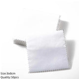 Soft Jewelry Cleaning Cloth Pack - Silver Platinum Glasses Watch Coins Cleaner
