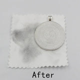 Soft Jewelry Cleaning Cloth Pack - Silver Platinum Glasses Watch Coins Cleaner