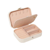 PU Leather Jewelry Storage Box Display Organizers Travel Jewellery Case