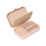 PU Leather Jewelry Storage Box Display Organizers Travel Jewellery Case
