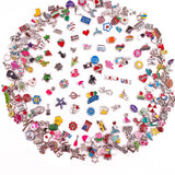 Mixed Heart Love Animal Rose Floating Charms for Memory Locket Jewelry