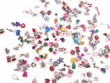 Mixed Heart Love Animal Rose Floating Charms for Memory Locket Jewelry