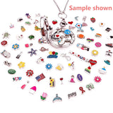 Mixed Heart Love Animal Rose Floating Charms for Memory Locket Jewelry