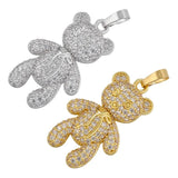 Bear Charms for Jewelry Making DIY Pendants Women Necklaces VD1207