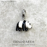 Panda Pendant Dangle Charm 925 Sterling Silver Europe Gift
