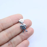 5pcs Stainless Steel Boy Girl Jewelry Charms Pendant DIY Handcraft