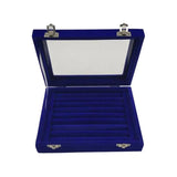 Velvet Jewelry Organizer Storage Tray Box Case