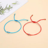 12Pcs Rope Evil Eye Charm Bracelet Unisex Lucky Amulet Braided Friendship