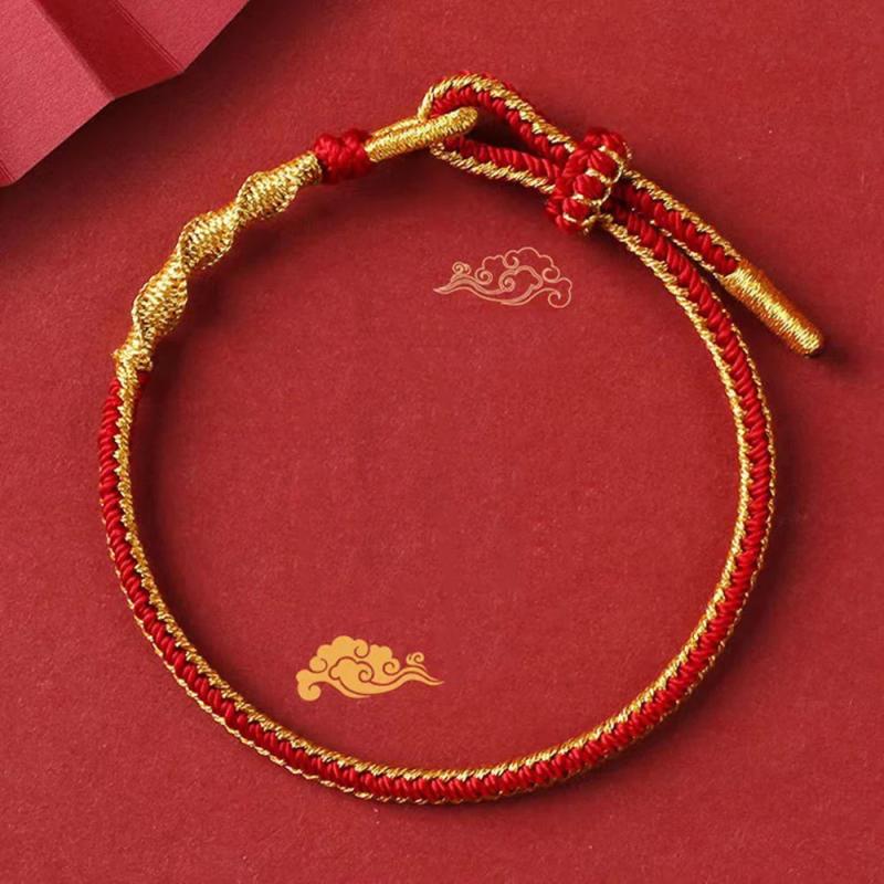 Dragon Red String Bracelet Chinese Zodiac Animal Birth Year Charm Bracelet