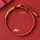 Dragon Red String Bracelet Chinese Zodiac Animal Birth Year Charm Bracelet
