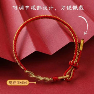 Dragon Red String Bracelet Chinese Zodiac Animal Birth Year Charm Bracelet