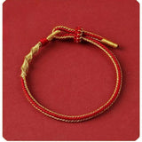 Dragon Red String Bracelet Chinese Zodiac Animal Birth Year Charm Bracelet
