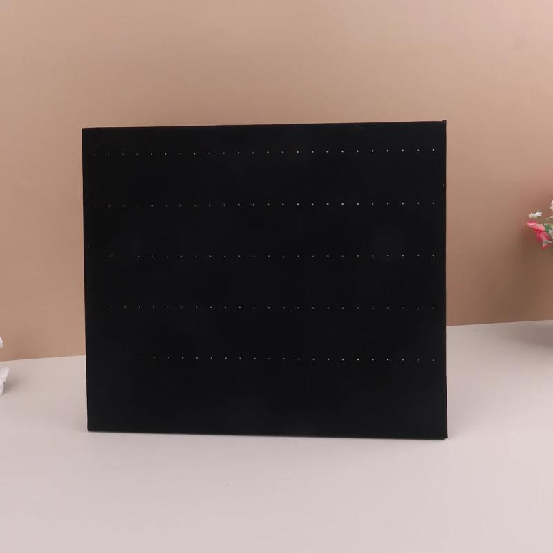 Velvet Suede Ring Earrings Organizer Jewelry Display Stand