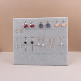 Velvet Suede Ring Earrings Organizer Jewelry Display Stand