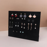 Velvet Suede Ring Earrings Organizer Jewelry Display Stand