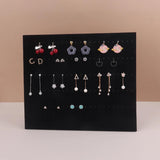 Velvet Suede Ring Earrings Organizer Jewelry Display Stand