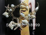 Ocean Starfish Charm Bracelet for Women