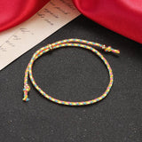 10Pcs Friendship Bracelet Colorful Tassel Rope Bracelets Lucky Charm Jewelry