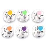 5pcs Snap Button Jewelry DIY Crystal Rhinestone Flower 12mm Snaps Buttons Charms